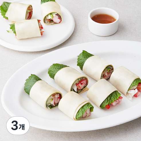 정미경키친 포두부야채말이, 250g, 3개