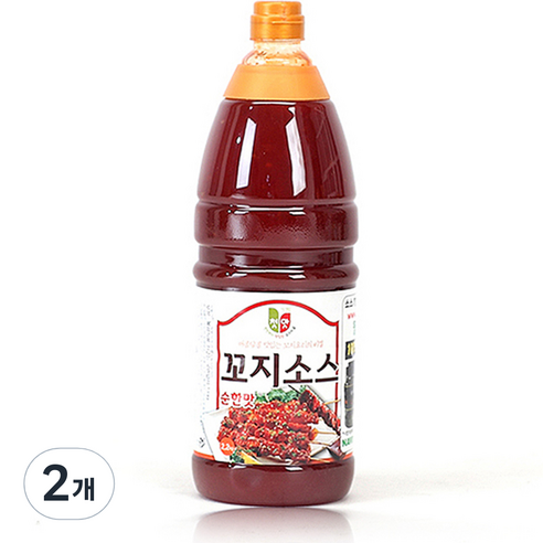첫맛 꼬지소스 순한맛, 2.1kg, 2개