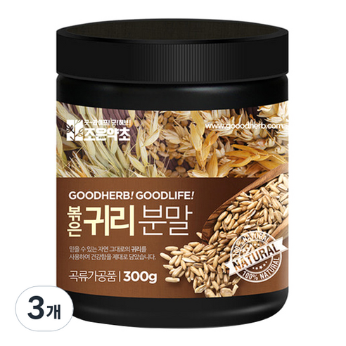조은약초 볶은귀리가루, 300g, 3개