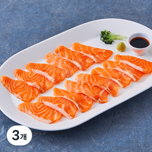 쌜모네키친 노르웨이산 오로라 생연어 (냉장), 150g, 3개