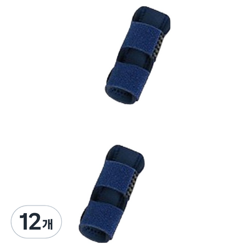 칼라 손가락 보호대 네이비, 12개