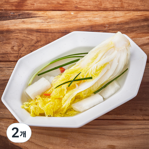 금자네 백김치, 1kg, 2개