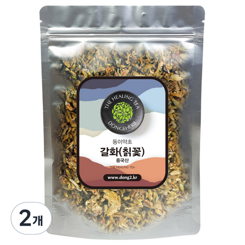 동이약초 칠꽃 갈화, 500g, 2개
