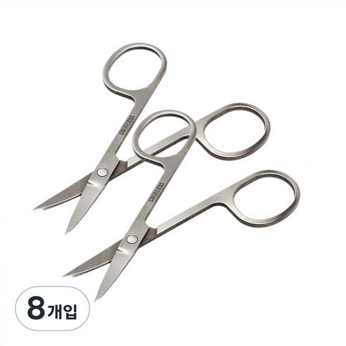 블링앤수 눈썹가위019, 실버, 8개입
