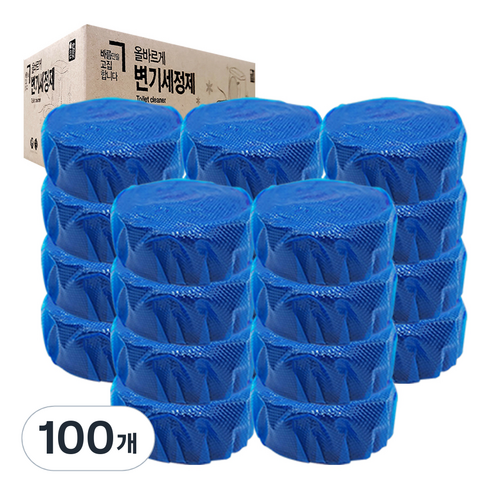 올왜프 변기 세정제, 50g, 100개