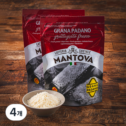 MANTOVA 그라나파다노 파우더, 100g, 1개입, 4개
