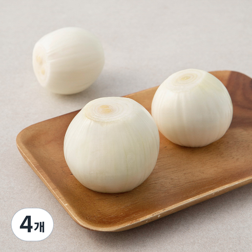 국내산 친환경 깐양파, 500g, 4개