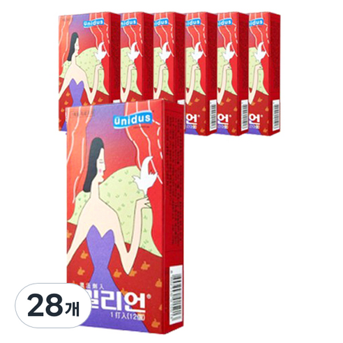 유니더스 밀리언 콘돔, 12개입, 28개
