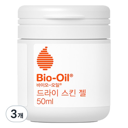 바이오오일 드라이 스킨 바디 젤 크림, 50ml, 3개