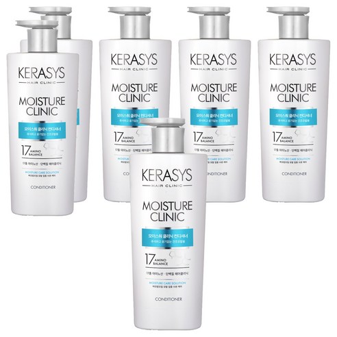 케라시스 모이스춰 클리닉 컨디셔너, 600ml, 6개