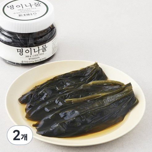 정성식품 명이나물 (고형량 150g), 300g, 2개