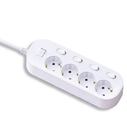 엘리펀탭 안심 자동소화 개별 멀티탭 4구