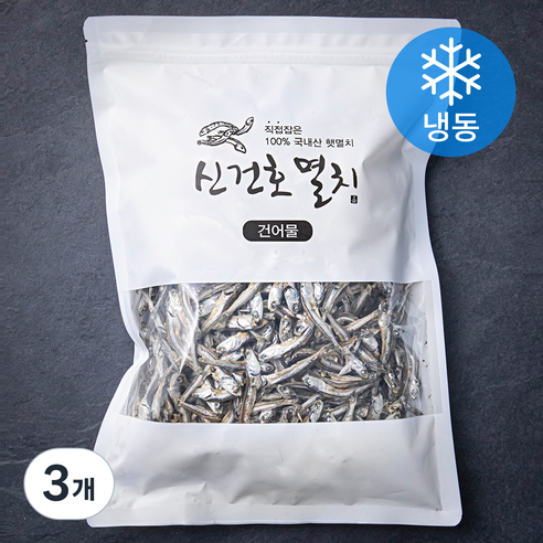 신건호멸치 고추장 멸치 조림 안주용 (냉동), 500g, 3개