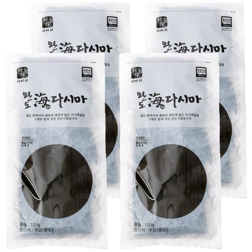 완도 해다시마, 100g, 4개