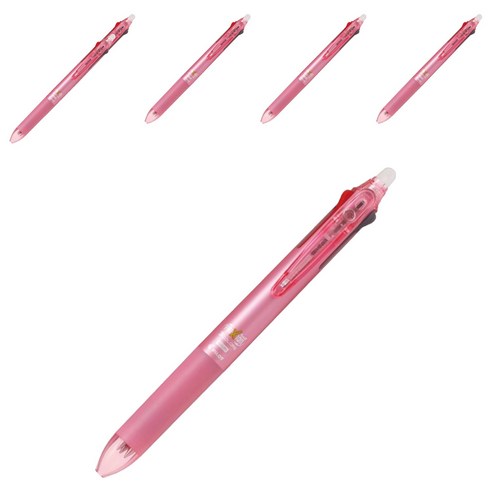 프릭션 슬림 3색 볼펜 0.5mm, 소프트핑크, 6개
