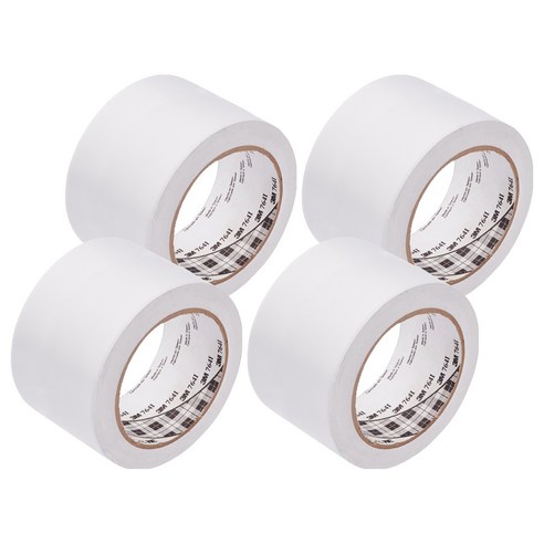 3M 바닥 라인 764 테이프 백색 76.2mm x 32.9m, 4개