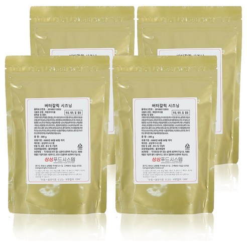 상상시즈닝 버터갈릭 시즈닝, 300g, 4개
