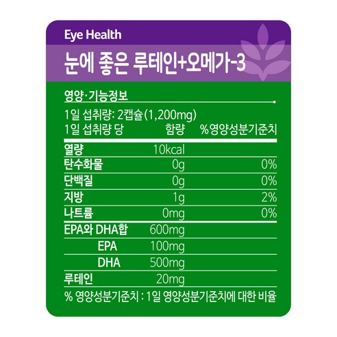 눈 건강을 위한 영양제