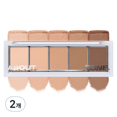 어바웃톤 리턴 투 베이직 섀도우 팔레트 8g, 03 래디언트, 2개