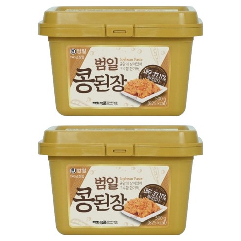 범일 콩된장, 500g, 2개