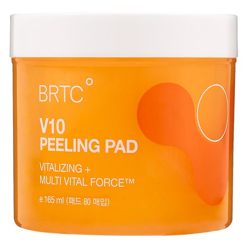 비알티씨 V10 필링패드, 165ml, 1개