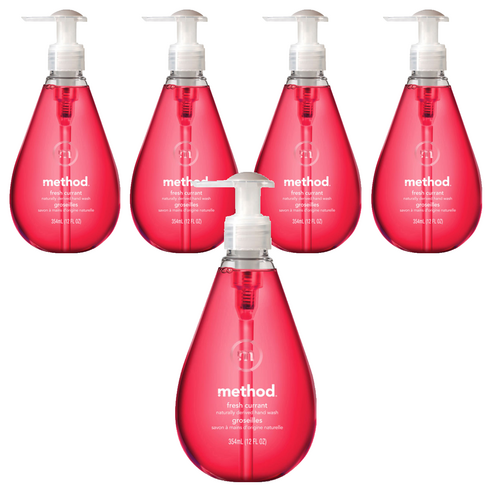 메소드 고보습 핸드워시 후레쉬 커런트, 354ml, 5개
