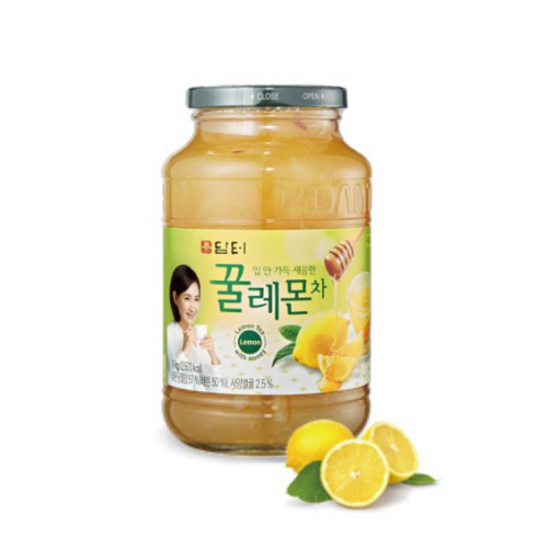 상큼함과 달콤함으로 겨울을 녹이는 담터 꿀레몬차