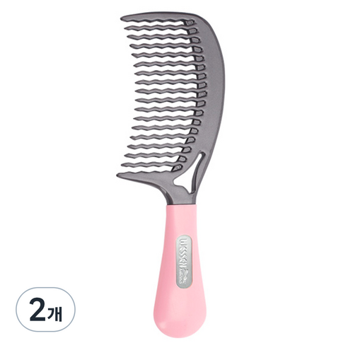 웨신 러버그립 웨이브빗, 핑크, 2개