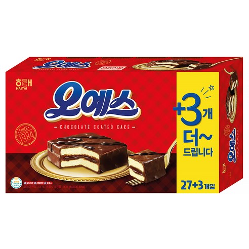 해태제과 오예스, 900g, 1개