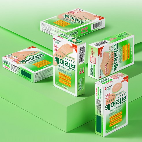 니치방 케어리브 관절용 멸균반창고, 7개입, 3개