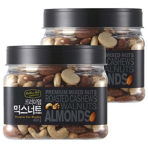 리치팜너트 프리미엄 믹스넛, 400g, 2개