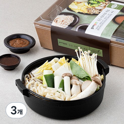 곰곰 샤브샤브 재료, 905g, 3개