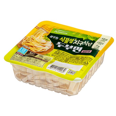 풀무원 식물성지구식단 두부면 넓은면, 100g, 6개