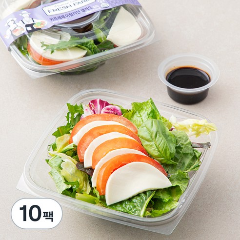 프레쉬팜 카프레제 이탈리안 샐러드, 160g, 10팩