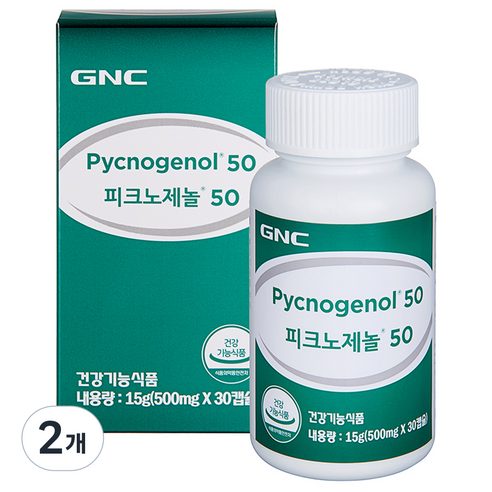 GNC 피크노제놀 50, 2개, 30정