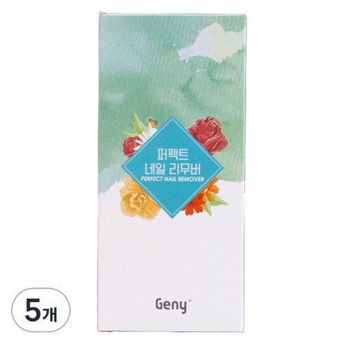 제니 일회용 네일 리무버 50개입, 15g, 5개
