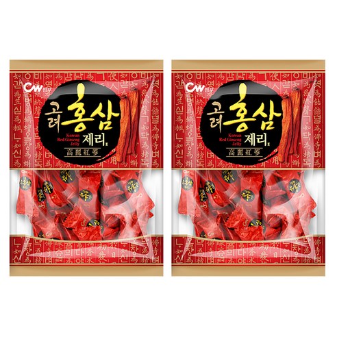 청우식품 고려 홍삼 제리 2, 2개, 350g