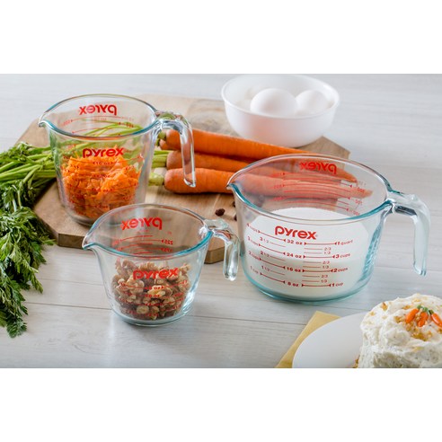 Pyrex  量杯  量具  World Kitchen  500ml  玻璃量杯  玻璃量杯  耐熱玻璃  耐熱鋼化玻璃