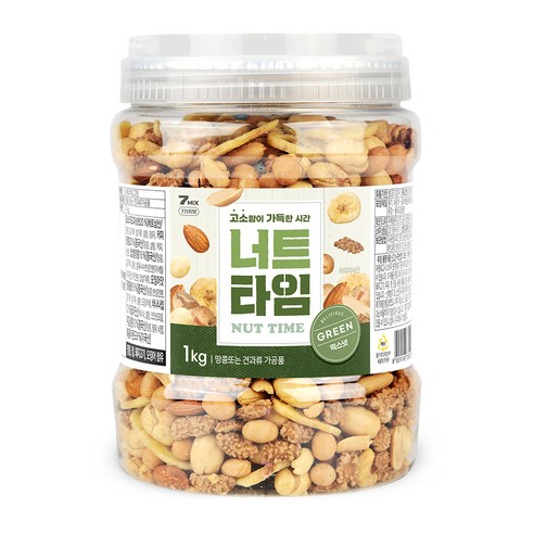 해맑음푸드 너트타임그린 믹스넛, 1kg, 1개