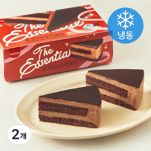 삼립 초코무스 조각케익 5개입 (냉동), 425g, 2개