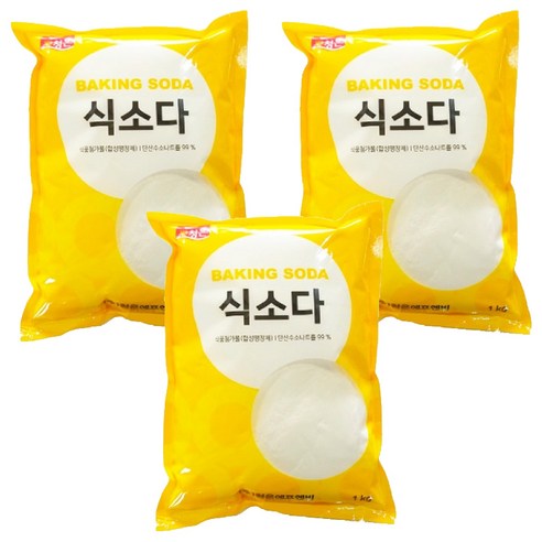 청은에프엔비 식소다, 1kg, 3개