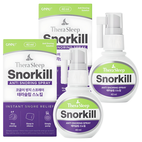 테라슬립 스노킬 잔탄검 스프레이액, 2개