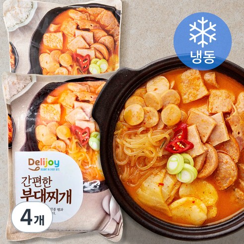 간편한 부대찌개 (냉동), 1kg, 4개