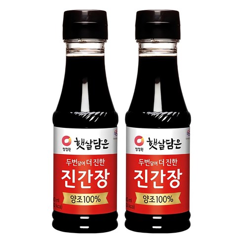 햇살담은 두번 달여 더 진한 진간장, 200ml, 2개
