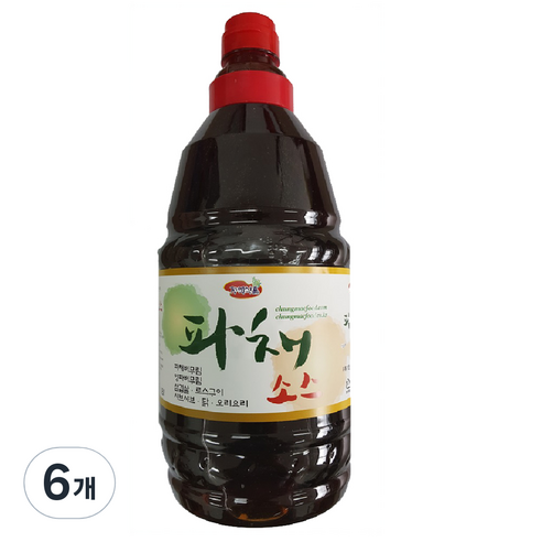 청맥 고기로스용 파채소스, 1.8L, 6개