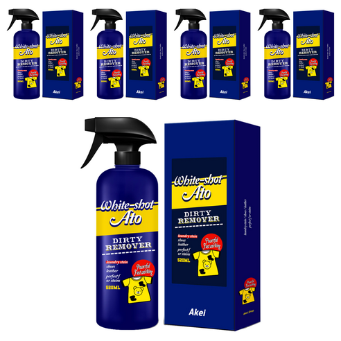 아케이 리빙 화이트샷 아토얼룩제거제, 5개, 520ml