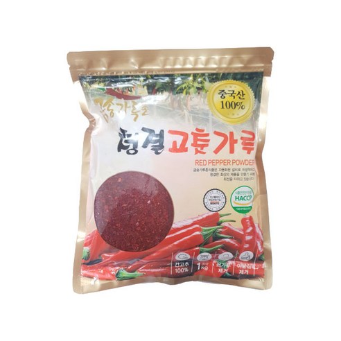 금송가루촌 청결 굵은 고춧가루, 1kg, 1개