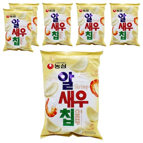 알새우칩, 130g, 6개