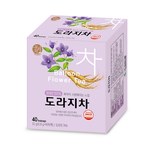 우리차 도라지차, 800mg, 40개입, 1개