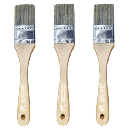 월드크린 다용도 페인트 붓, 3개